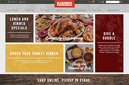 Harmons Grocery - a new website with a full content management system